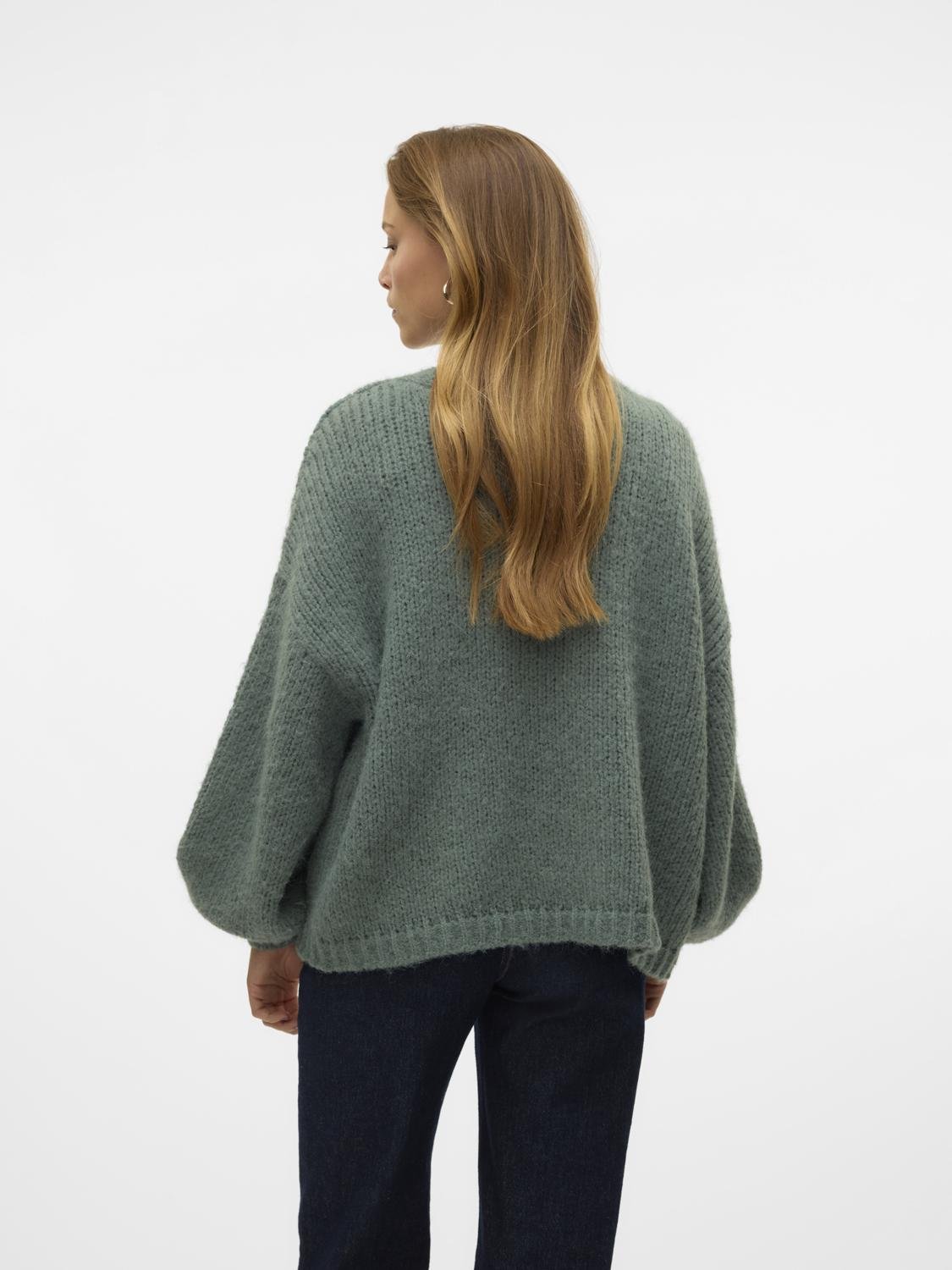 VMMAYBE Knit Cardigan - Laurel Wreath - VERO MODA & VILA Bergvik